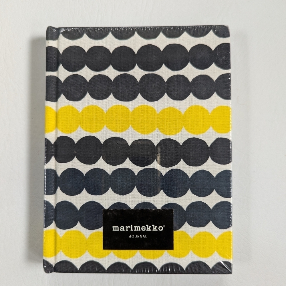 NEW Marimekko Small Fabric Covered Journal Lined Notebook Sealed
